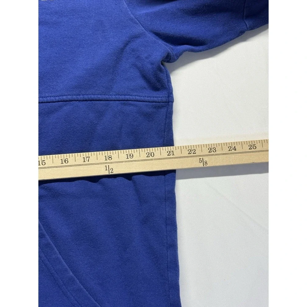 Adidas Blue‎ Hoodie Sweatshirt Men's Medium pullover fleece sweatshirt
